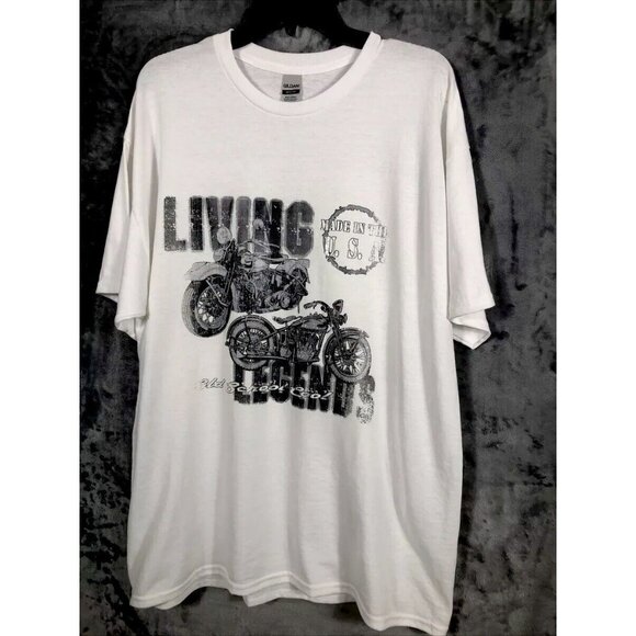 LEGENDS Other - Men’s White T-Shirt Old School Living Legends Shirt Size Adult  XLarge
